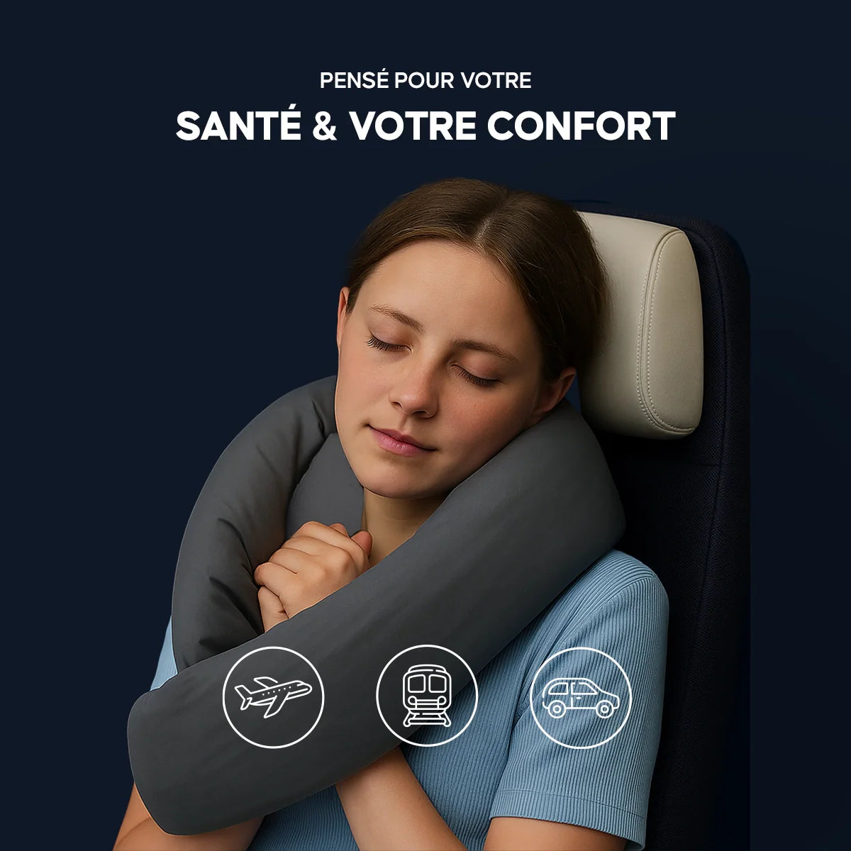 Oreiller de Voyage Ergonomique Soya